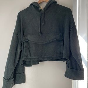 Free People Movement Fleece with Kangaroo Pocket - XS